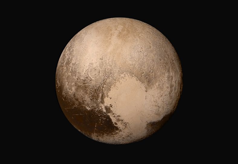 新视野号拍到冥王星表面的巨大爱心