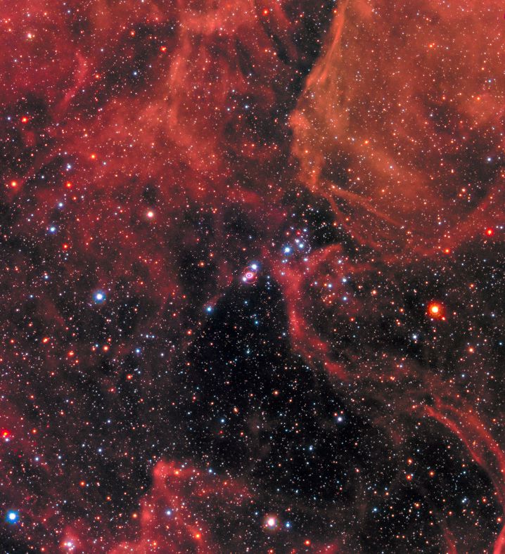 哈勃太空望远镜拍摄的SN 1987A