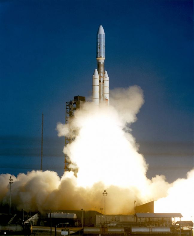 1977年9月5日，旅行者1号发射升空