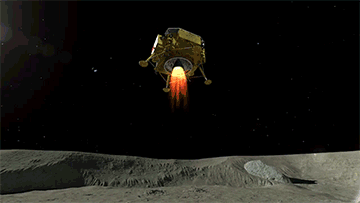 嫦娥四号着陆模拟动画