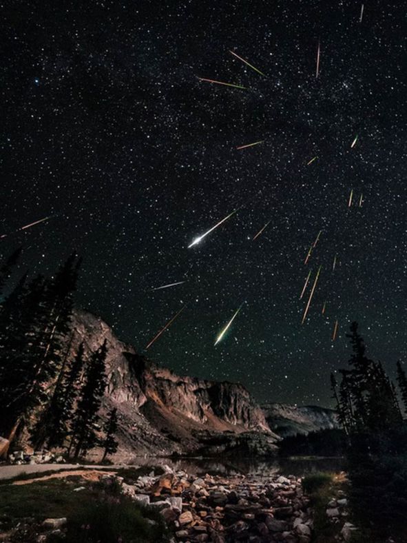 2012年美国怀俄明州上空的英仙座流星雨