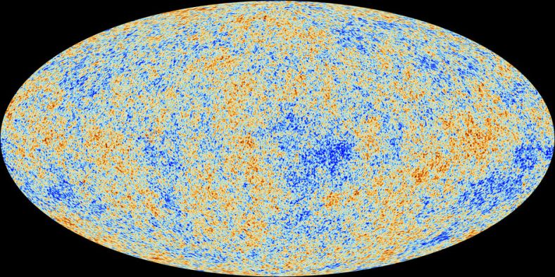 普朗克望远镜观测到的宇宙微波背景辐射