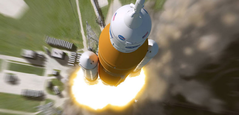 NASA打造的世界推力最大火箭啥样  这段视频告诉你