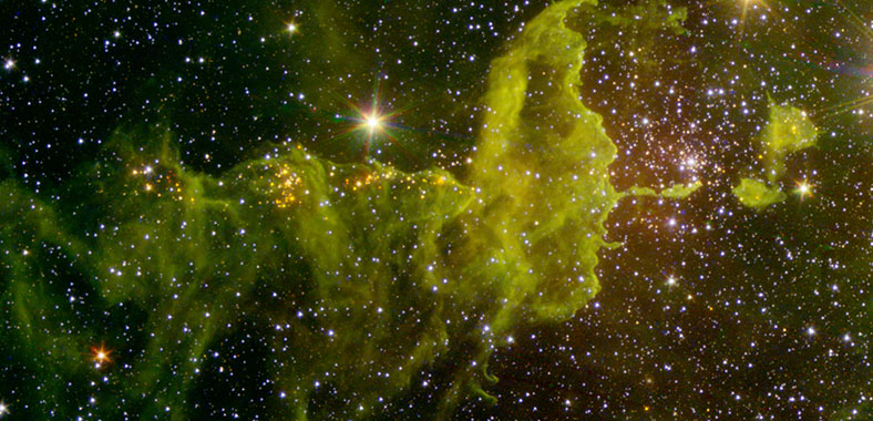 天文图吧：看守年轻恒星的太空蜘蛛