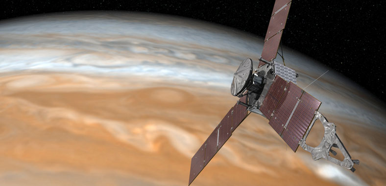 朱诺号探测器抵达木星和太阳引力平衡点