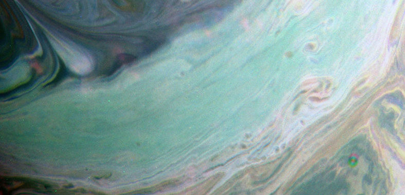 天文图吧：水彩般的土星大气红外照片