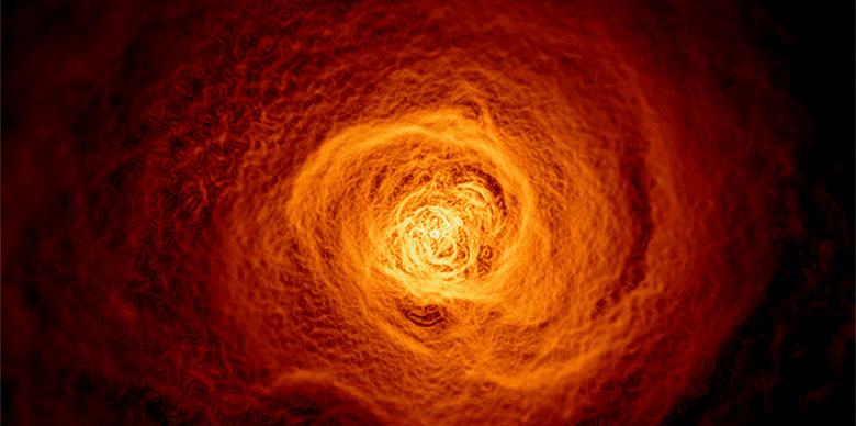 星系团内搅动的巨型气浪：跨度20万光年为银河系直径2倍