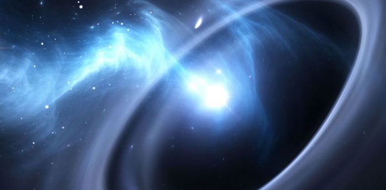 超大质量黑洞的喷流原来是这样？绵延数百万光年，还摇摆不定
