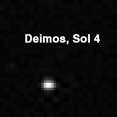火星的卫星火卫二Deimos（火星探险者摄）
