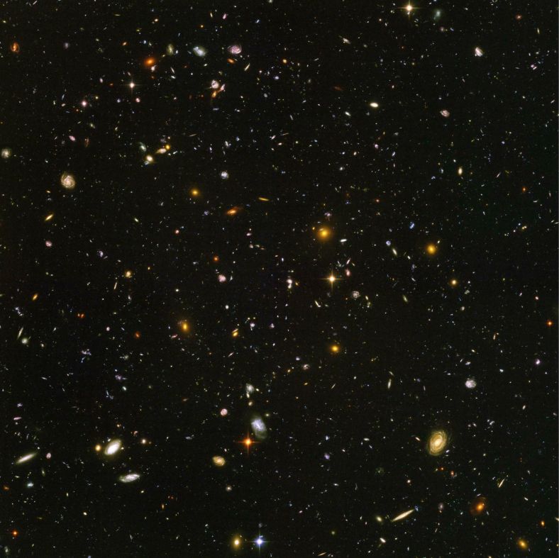 “哈勃”望远镜拍到的迄今宇宙最深处照片