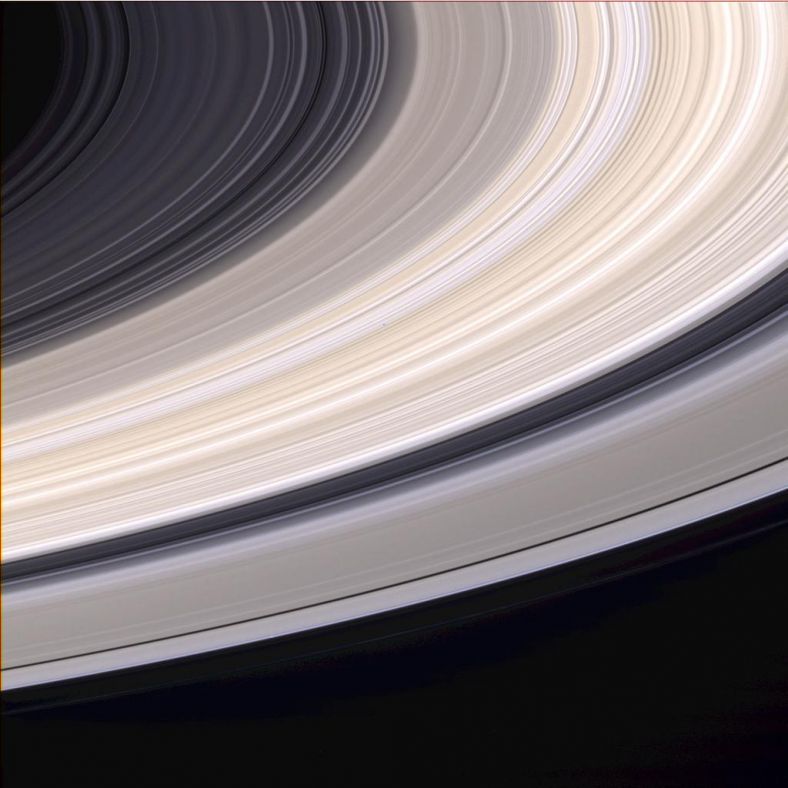 土星环的真实色彩