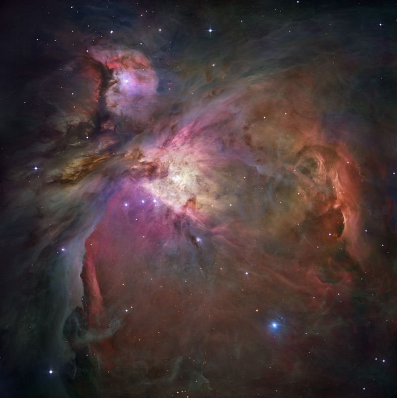 哈勃望远镜拍摄到猎户座星云高清晰照片