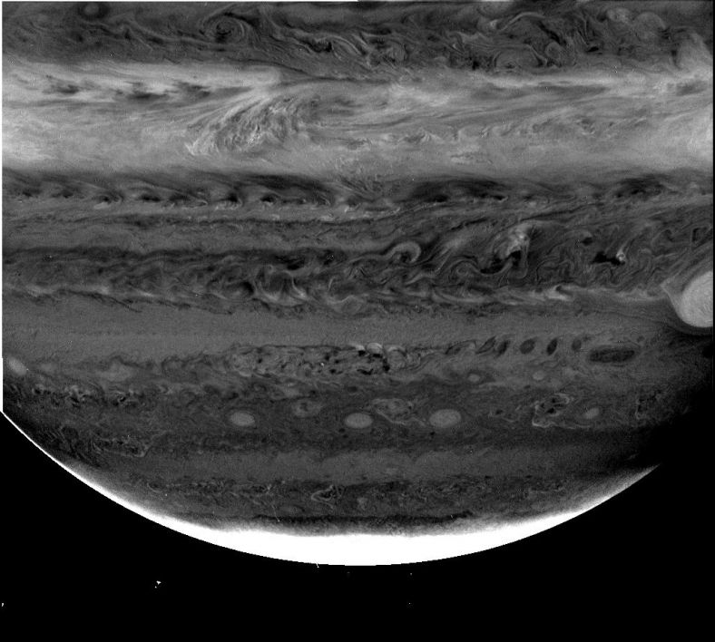 木星的云带（卡西尼号摄）