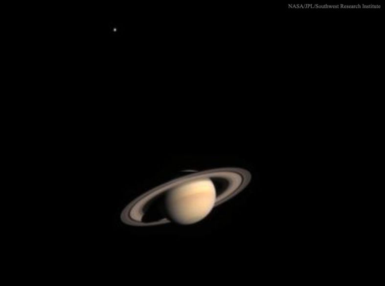 卡西尼号接近土星