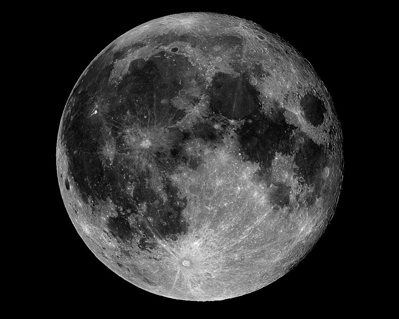 月球正面全貌
