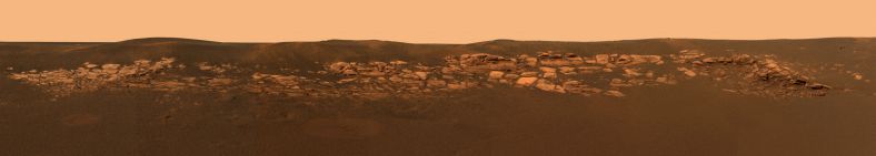 “机遇号”着陆点附近的火星岩石