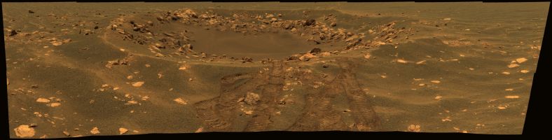 火星上的环形山Fram