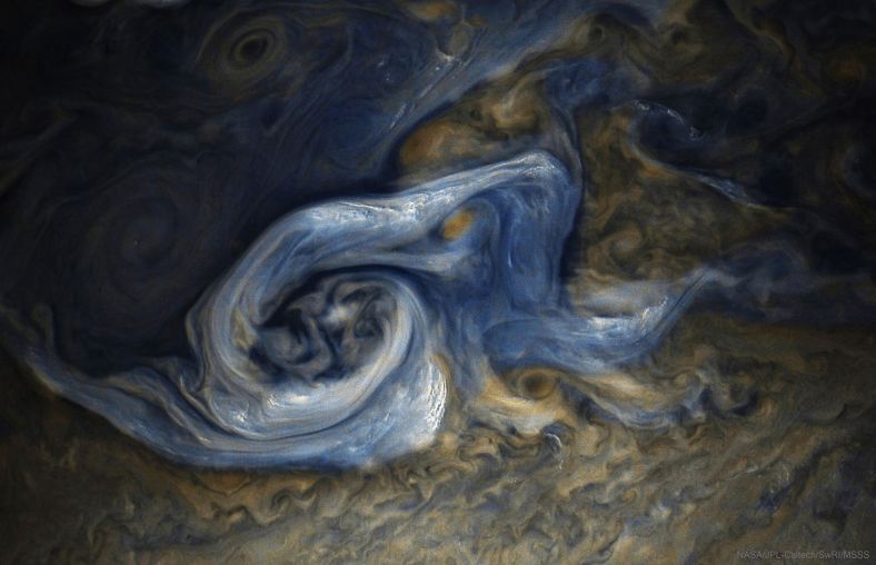 朱诺号拍到复杂木星风暴系统 