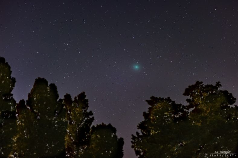 西班牙上空的46P彗星