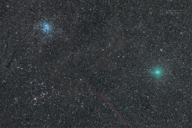 捷克上空的46P彗星