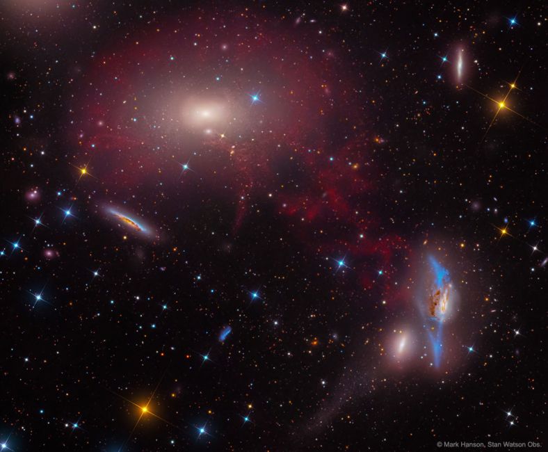 室女座星系团中心的M86