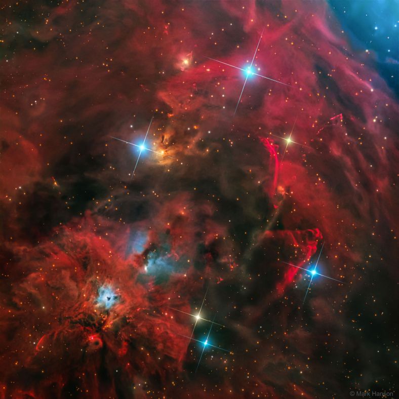 星云NGC 1999附近的光弧、喷流和激波 