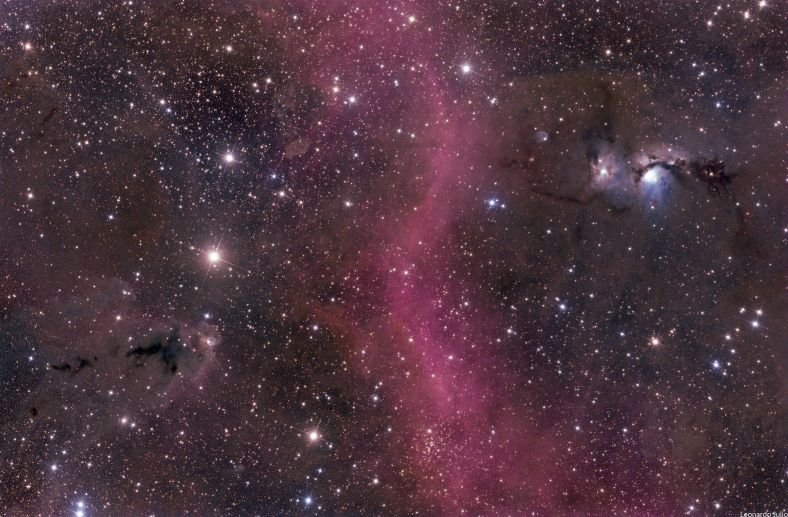 反射星云M78与暗星云LDN 1622