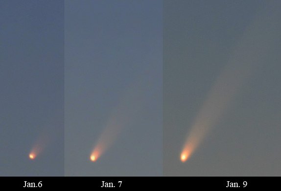 九年来天空中最亮彗星：马克罗特彗星