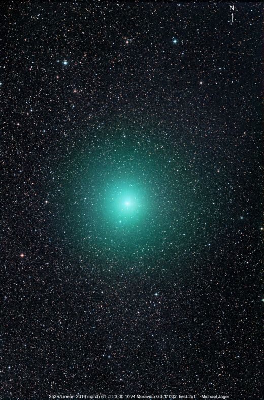 绿色彗星252P光临地球（奥地利）