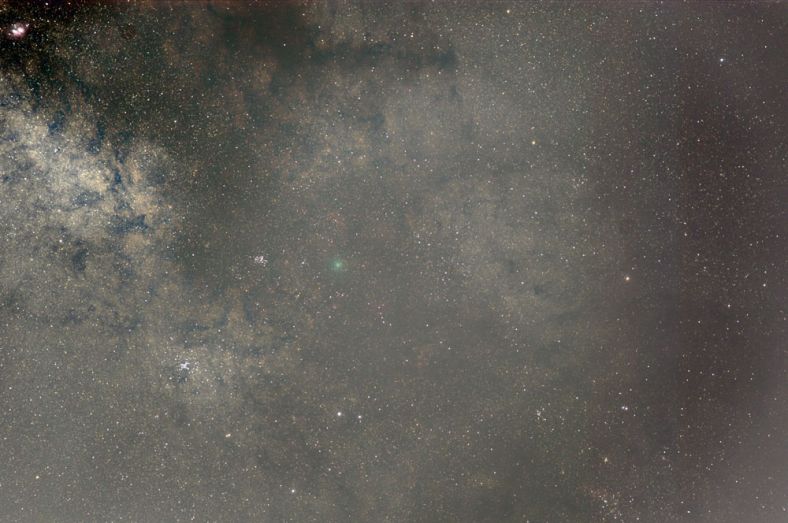 绿色彗星252P光临地球（美国宾夕法尼亚州）