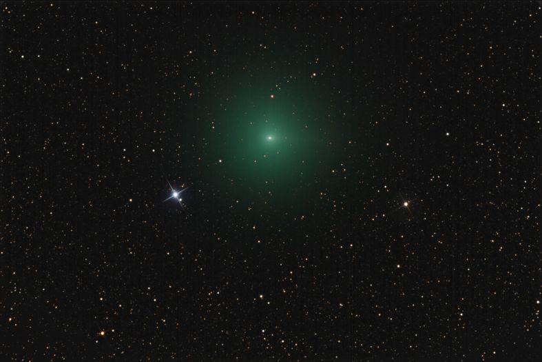 绿色彗星252P光临地球（美国新墨西哥州）