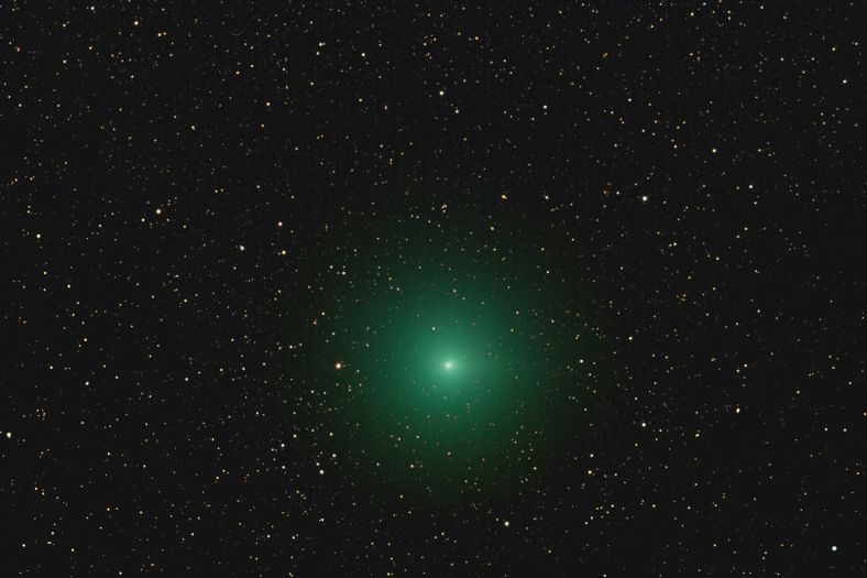 绿色彗星252P光临地球（美国新墨西哥州）