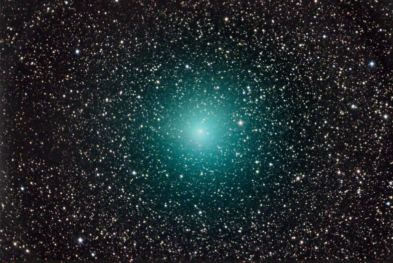 绿色彗星252P光临地球（美国亚利桑那州）